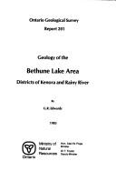 Geology of the Bethune Lake area, districts of Kenora and Rainy River by G. R. Edwards