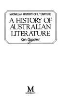 Cover of: A history of Australian literature by K. L. Goodwin