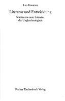 Cover of: Literatur und Entwicklung: Studien zu einer Literatur der Ungleichzeitigkeit