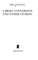 Cover of: A brief conversion and other stories