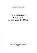Cover of: Luigi Negrelli, l'Europa, il Canale di Suez