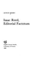Isaac Reed, editorial factotum by Arthur Sherbo