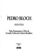 Cover of: Pedro Bloch: entrevista.