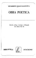 Cover of: Obra poética by Humberto Díaz Casanueva