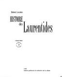 Cover of: Histoire des Laurentides