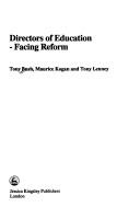 Cover of: Directors of education: facing reform