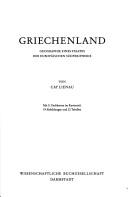 Cover of: Griechenland: Geographie eines Staates der europäischen Südperipherie