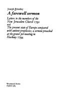 Cover of: A farewell sermon by Joseph Priestley