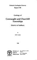 Cover of: Geology of Connaught and Churchill townships, District of Sudbury