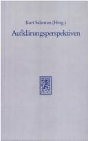 Cover of: Aufklärungsperspektiven by herausgegeben von Kurt Salamun.