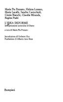 Cover of: L' idea deforme: interpretazioni esoteriche di Dante