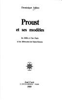 Cover of: Proust et ses modèles: les Mille et une nuits et les Mémoires de Saint-Simon
