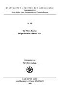 Das Kleine Rauriser Berggerichtsbuch 1509 bis 1524 by Ludwig, Karl-Heinz