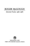 Cover of: Selected poems, 1967-1987 by McGough, Roger.
