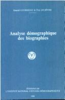 Cover of: Analyse démographique des biographies
