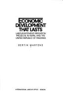 Economic development that lasts by Bertin Martens