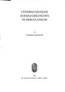 Cover of: Untersuchungen zur Baugeschichte in Herculaneum