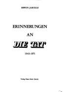 Cover of: Erinnerungen an Die Tat: 1943-1971