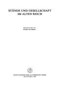 Cover of: Stände und Gesellschaft im Alten Reich