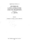 Cover of: Studies in Latin literature and its tradition: in honour of C.O. Brink