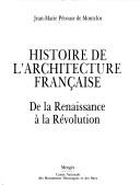 Cover of: Histoire de l'architecture française. by 