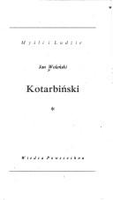 Kotarbiński by Jan Woleński