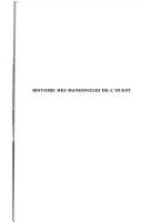 Cover of: Histoire des Mandingues de l'Ouest by Djibril Tamsir Niane