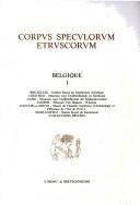 Cover of: Corpus speculorum Etruscorum.