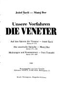 Cover of: Unsere Vorfahren die Veneter