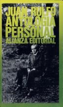 Cover of: Antología personal by Rulfo, Juan.