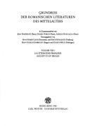 Cover of: La Littérature française aux XIVe et XVe siècles by directeur, Daniel Poirion ; rédacteurs, Armin Biermann, Dagmar Tillmann-Bartylla.