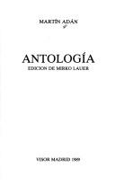 Cover of: Antología by Martín Adán