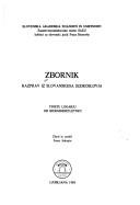 Cover of: Zbornik razprav iz slovanskega jezikoslovja: Tinetu Logarju ob sedemdesetletnici