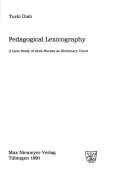 Cover of: Pedagogical lexicography: a case study of Arab nurses as dictionary users