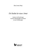 Cover of: Die Realität der neuen Armut: Analysen der Beziehungen zwischen Arbeitslosigkeit und Armut in einer Problemregion