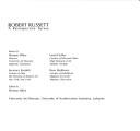 Cover of: Robert Russett: a retrospective survey