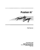 Cover of: Publish it! made easy by Paul Garrison, Paul Garrison