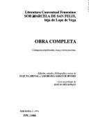 Cover of: Obra completa by Marcela de San Félix Sor