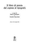 Cover of: Il libro di poesia dal copista al tipografo: Ferrara, 29-31 maggio 1987