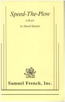 Cover of: Speed-the-plow: a play