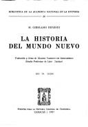 Cover of: La historia del Mundo Nuevo by Girolamo Benzoni