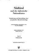 Cover of: Südtirol und der italienische Nationalismus: Entstehung und Entwicklung einer europäischen Minderheitenfrage