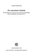 Die aristotelische Dialektik by Andreas Beriger