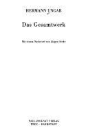 Cover of: Das Gesamtwerk