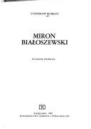 Cover of: Miron Białoszewski