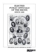 Cover of: Elected public officials of the Bronx since 1898 by Laura Tosi