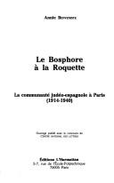 Cover of: Le Bosphore à la Roquette by Annie Benveniste