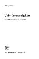 Cover of: Unbeschwert aufgeklärt: Scherzhafte Literatur im 18. Jahrhundert