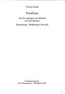 Cover of: Forstleute: von den Anfängen einer Behörde und ihren Beamten : Braunschweig-Wolfenbüttel 1530-1607