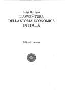 Cover of: L' avventura della storia economica in Italia